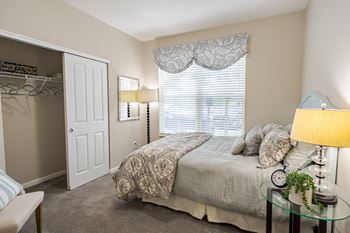 Bedroom with closet